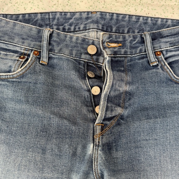 Men’s Buck Mason Maverick Slim Classic Blue Denim Jeans - Picture 2 of 9